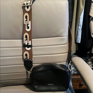 Furla Black and Brown Women's Bag